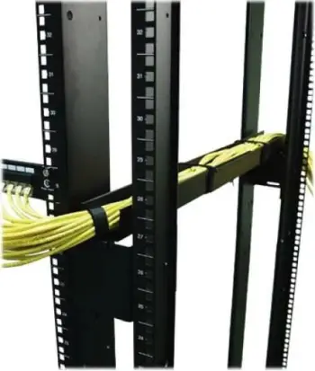Menaxhim kabllosh anësor, APC AR8008BLK, tabakë kabllosh për raft/rack, e zezë