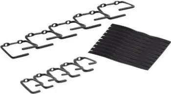 unaza menaxhimi kabllosh, APC NetShelter AR8113A, për rafte rrjeti, e zezë, set 5+5