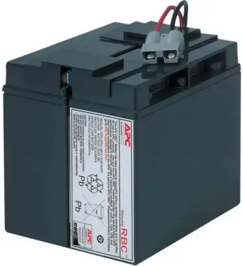 Bateri zëvendësuese, APC, Replacement Battery Cartridge #7 (RBC7), për UPS, hot-swap, e montuar me konektorë, e zezë