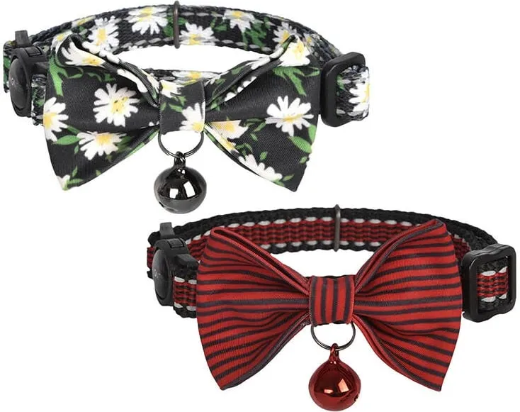 Set qafore për mace Dogness COLLAR DAISY, 2 copë - 1