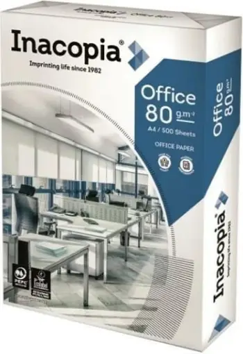 Letër fotokopje Inacopia A4 80g, 500 fletë
