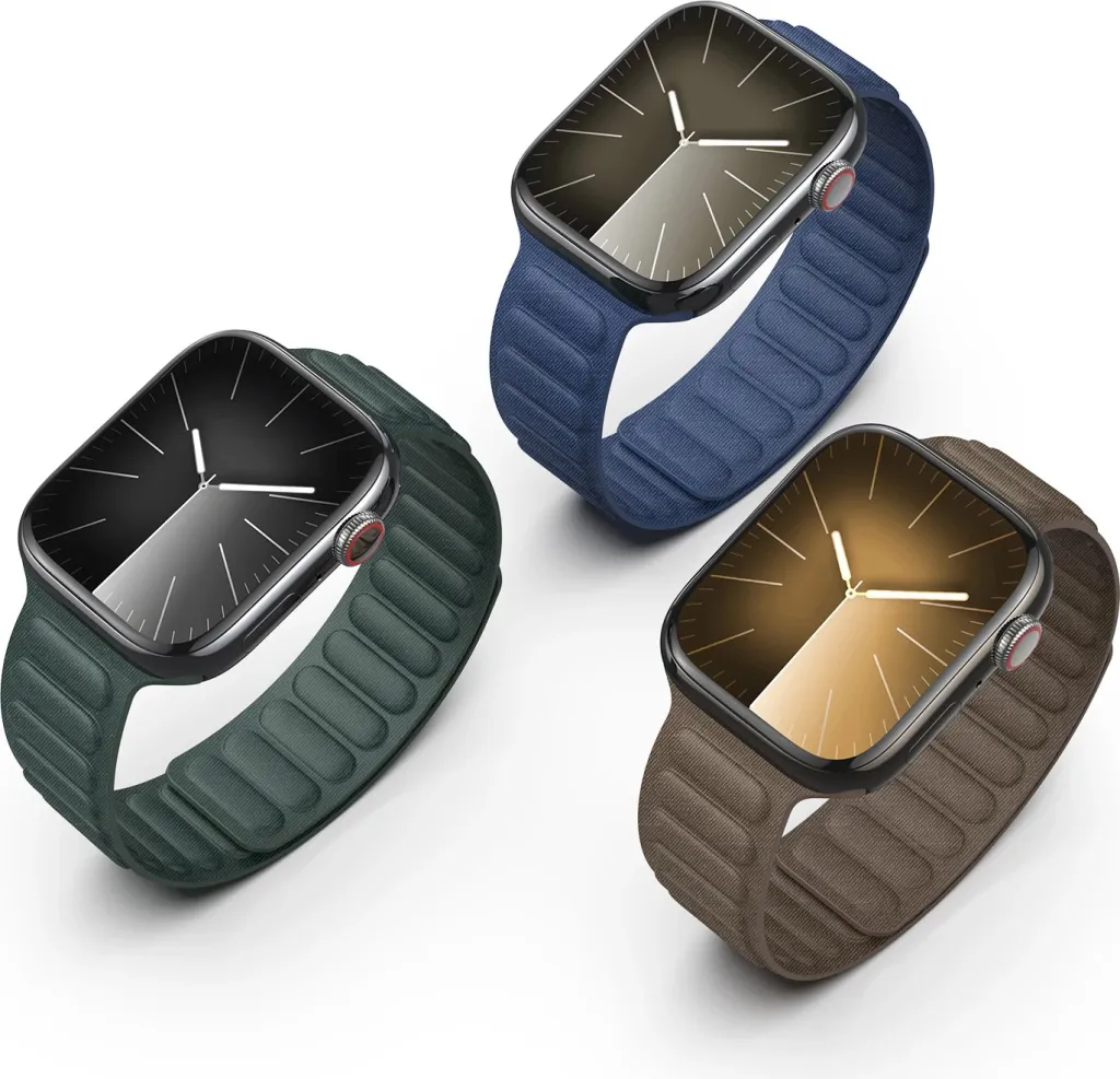 Rrip magnetik për Apple Watch Dux Ducis Strap BL, 38/40/41mm, Gri e errët - 12