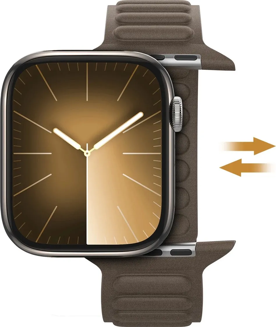 Rrip magnetik për Apple Watch Dux Ducis Strap BL, 38/40/41mm, Gri e errët - 3