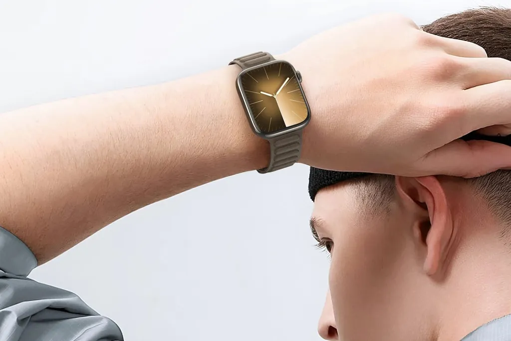 Rrip magnetik për Apple Watch Dux Ducis Strap BL, 38/40/41mm, Gri e errët - 6