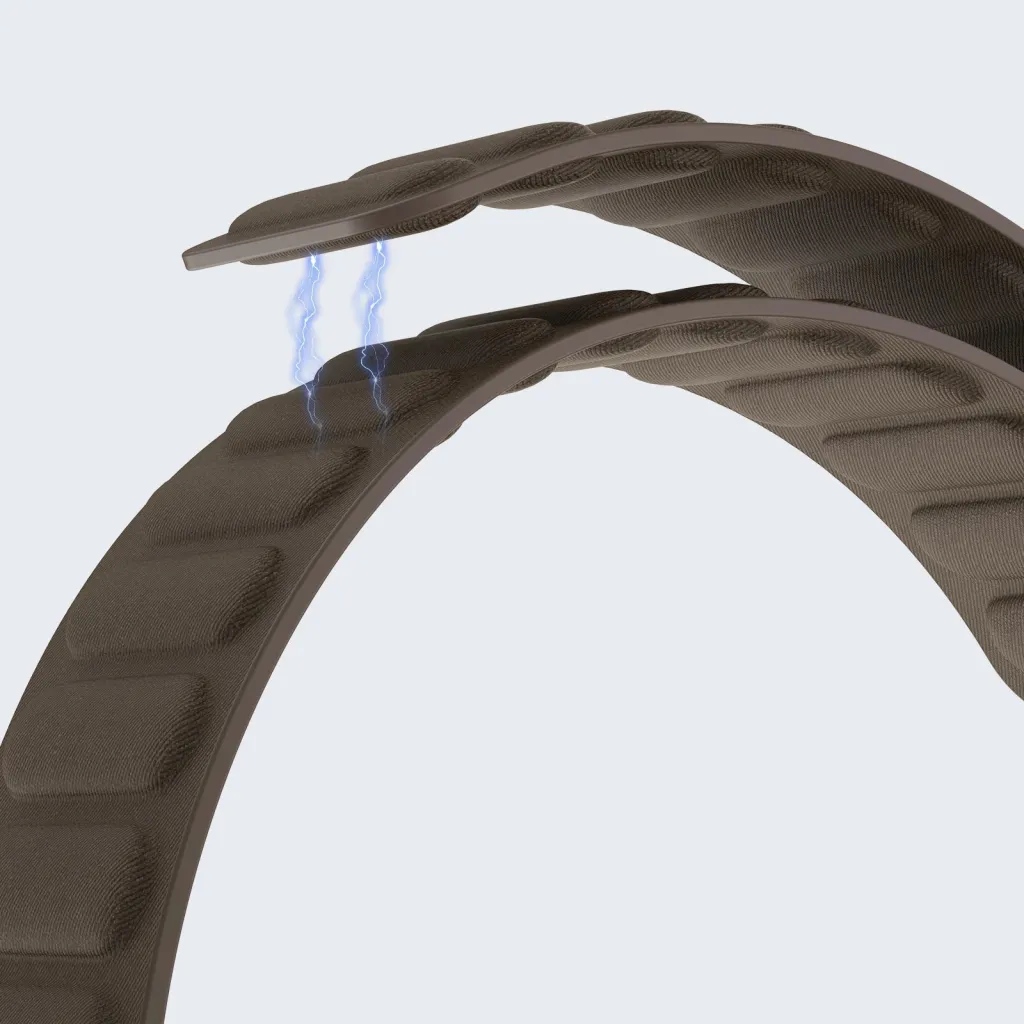 Rrip magnetik për Apple Watch Dux Ducis Strap BL, 38/40/41mm, Gri e errët - 10