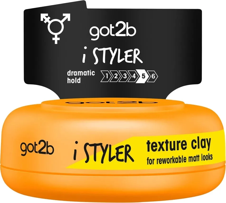 Argjilë për flokë Got2B iStyler Texture Clay Mattifying 75ml - 1