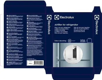 Filtër me karbon aktiv AEG Electrolux 50294819003, 125x100x10mm, për frigorifer, gri
