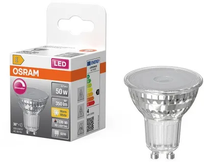 Llambë reflektore LED Osram GU10, 3.7W, dritë e ngrohtë - 3