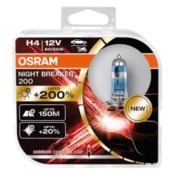Lampa Gar H4 12v 60/55w +200% Night Breaker®