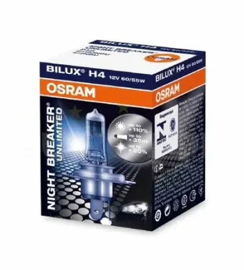 Lampa H4 12v 60/55w +110% Night Breaker®