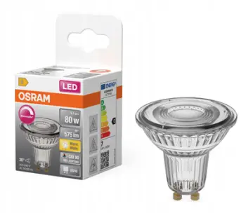 Llambë reflektore LED Osram GU10, 6.1W, dritë e bardhë e ngrohtë
