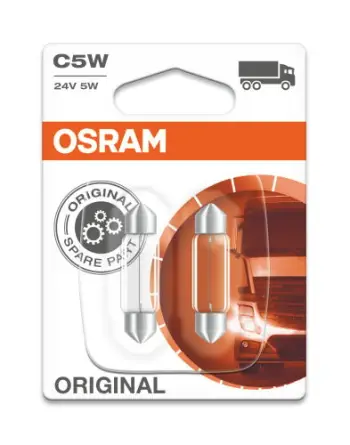 Lampa 24v 5w C5w Sv8,5-8 6423-02b Osram