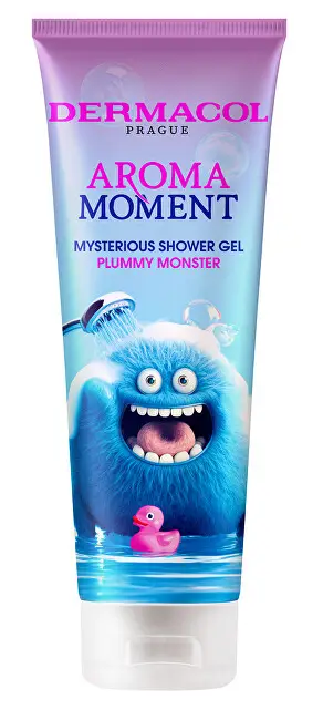 Xhel dushi për fëmijë Dermacol Plummy Monster Aroma Moment, 250 ml