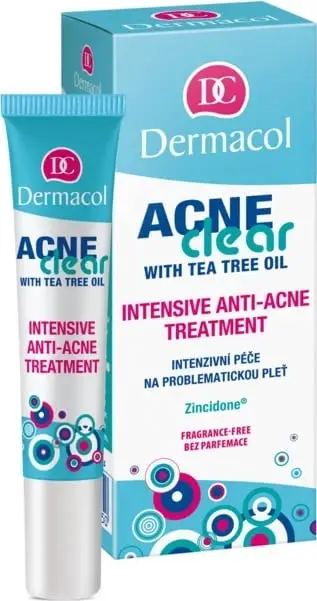 Xhel për fytyrë Dermacol AcneClear Intensive Anti-Acne Treatment, 15 ml