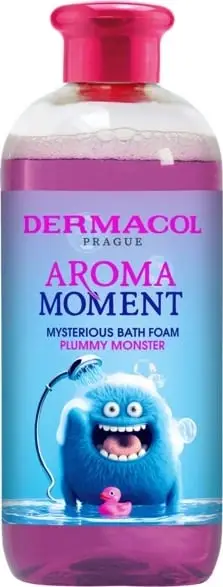 Shkumë për vaskë Dermacol Plummy Monster Aroma Moment Bath Foam, 500 ml