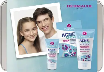 Set për fytyrë Dermacol AcneClear 150ml + 50ml + 2x8ml
