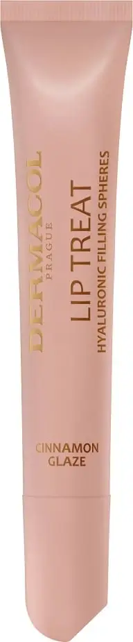 Gloss për buzë Dermacol Lip Treat Moisturizing 2 Cinnamon Glaze për femra 10ml
