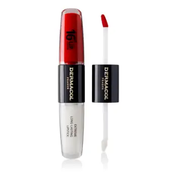 Buzëkuq i lëngshëm Dermacol 16H Longlasting, No.04, 4ml+4ml