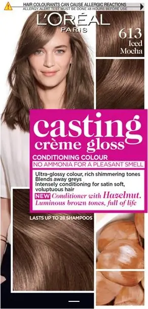 Ngjyrë për flokë L'Oreal Paris Casting, 613 Iced Mochaccino, 48 ml