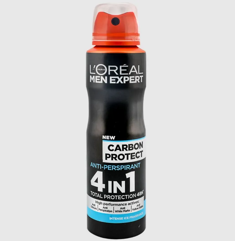 Men Expert Deo Spray Carbon Protect 150ml - 1