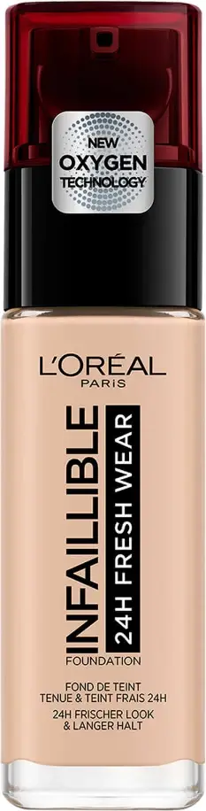 Krem pudër L’Oreal Infaillible 125, 24H Fresh Wear, SPF 25 + Vitamin C, 30 ml