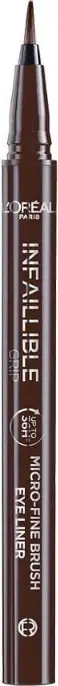 Lor.Eye Infaillible 02 Grip Micro-Fine Brush Eyeliner Smokey Earth