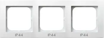 Kornizë e trefishtë AS Ospel, për çelësa, IP-44, e bardhë