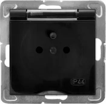 Prizë hermetike Ospel IMPRESJA GPH-1YZ/m/33/d, IP44, kapak transparent, black metallic