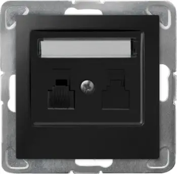 Prizë telefonike Ospel IMPRESJA GPT-1Y/m/33, e vetme, montim i fshehtë, black metallic