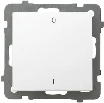Çelës i dyfishtë Ospel AS (ŁP-11G / m / 00), i bardhë