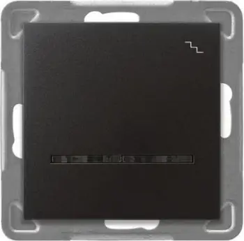 Lidhës elektrik Ospel Sonata, 16AX / 250V, IP20, i zi