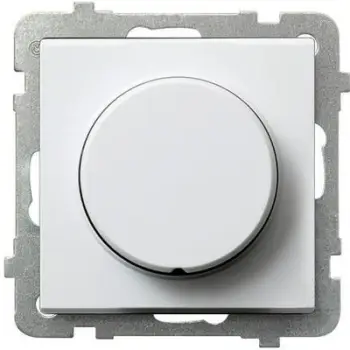 Ndërprerës Ospel Sonata Dimmer, 40 - 400 W, 230 V, i bardhë