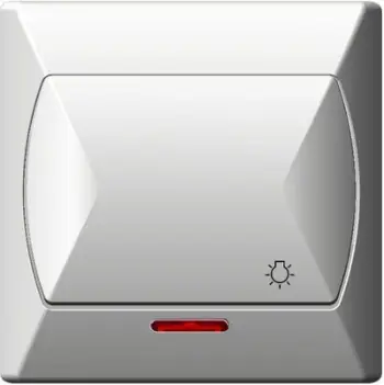 Ndërprerës Ospel (ŁP-5AS / 00), i bardhë