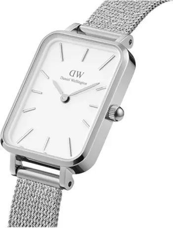 Orë dore Daniel Wellington Quadro 20X26 Pressed Sterling S White DW00100438