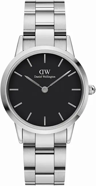 Orë dore Daniel Wellington Iconic Link 40, e argjendtë