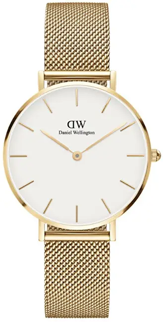 Orë dore Daniel Wellington Petite 32 Evergold YG White DW00100348