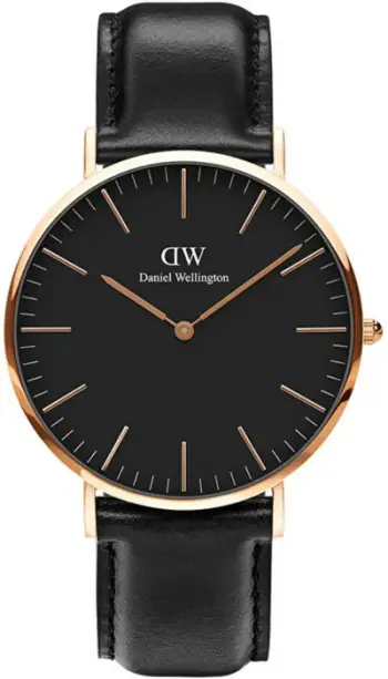 Orë dore Daniel Wellington Classic 40 Sheffield RG Black DW00100127