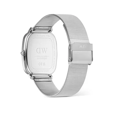 Orë dore për femra Daniel Wellington Marlon Wire Linen Silver DW00100812, e argjendtë - 4