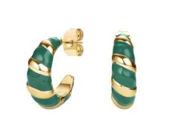 Vathë për femra Rosefield Emerald JEECG-J717, të artë/të gjelbër