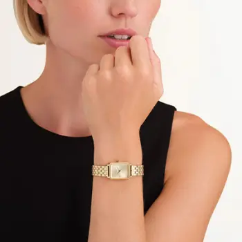 Orë dore për femra Rosefield Octagon XS, e artë