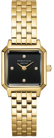 Orë dore për femra Rosefield Luxury Noir BBGSG-B08, e artë