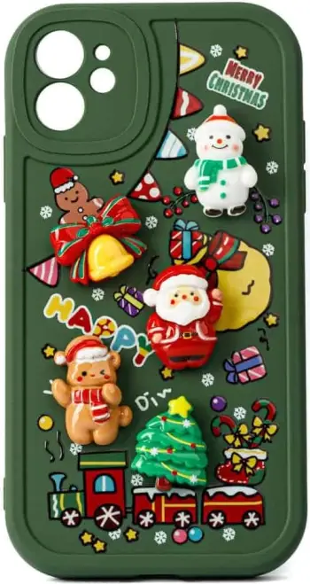 Fotroll për telefon TECH TIME Christmas Edition Green (IP16PLUS)