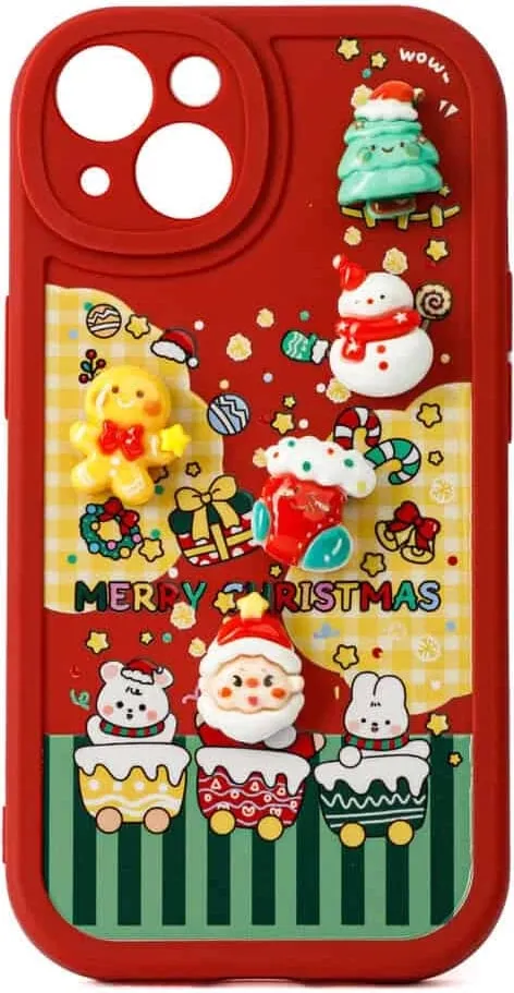 Fotroll për telefon TECH TIME Christmas Edition Cherry Red (IP11PROMAX) - 1