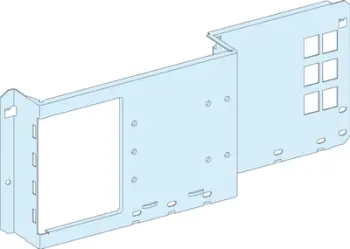 Platinë montuese Schneider Prisma Plus G LVS03030, për NSX INS250 horizontal, çelik, e bardhë