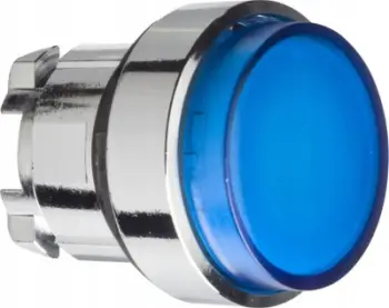 Kokë butoni shtypës Schneider Harmony XB4 ZB4BW16, 22mm, me ndriçim blu, rikthim automatik