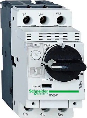 Ndërprerës motori Scheider, 3P, 0,25 kW, 0,63-1A
