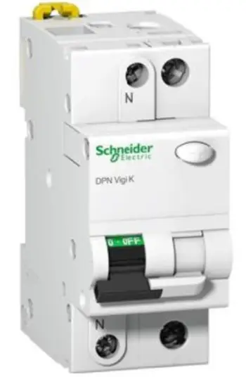 Ndërprerës diferenciale Schneider DPN VIGI K, 2P 20A C 0.03A, i bardhë