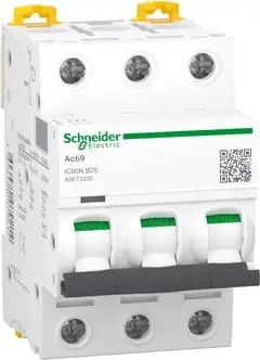 Siguresë Automatike 3P, B 20A, 6kA - Schneider