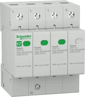 Shkarkues i mbitensionit, tipi 2, 3P+N - Schneider - 1