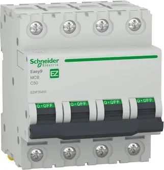 Siguresë Automatike 4P, C 50A, 6kA - Schneider - 1